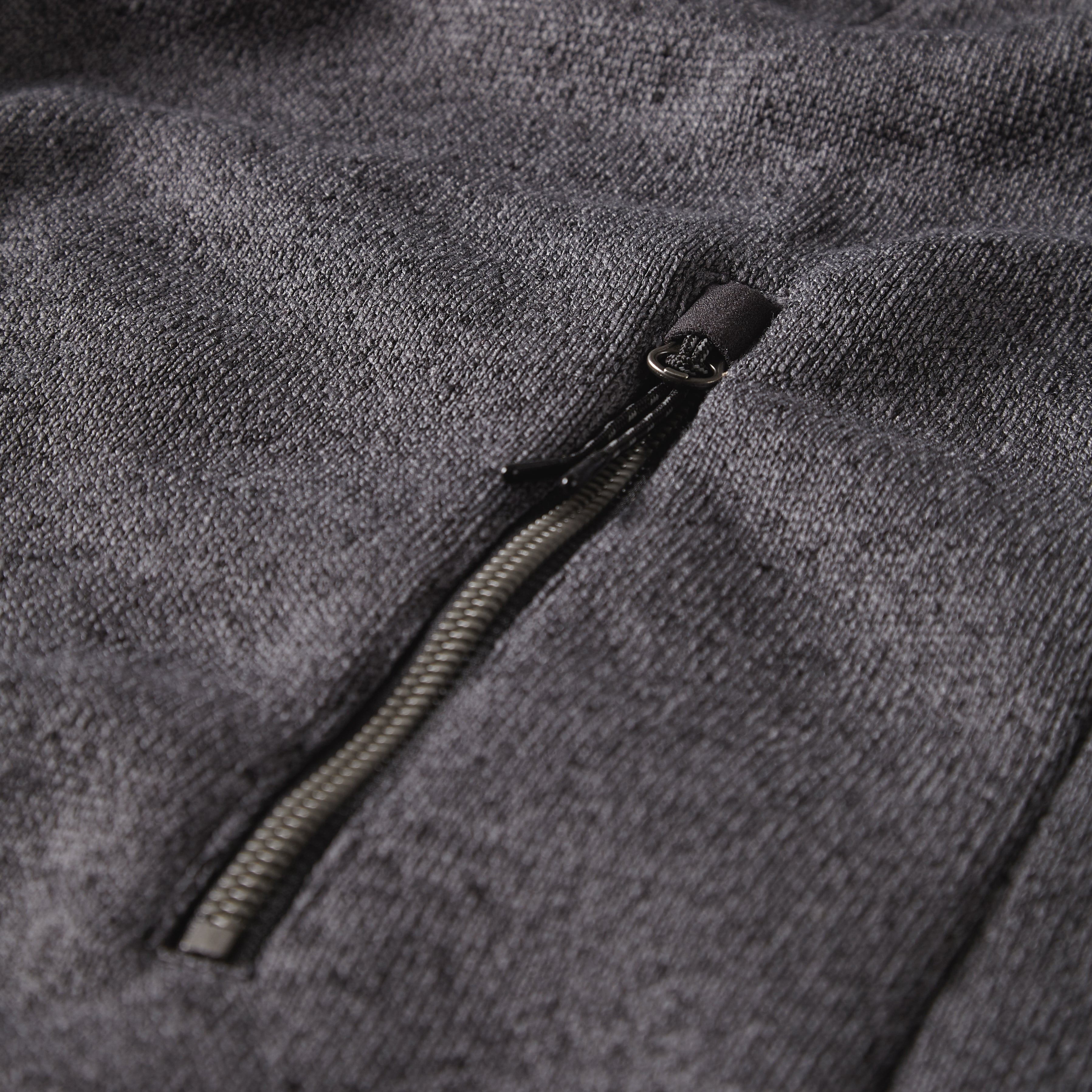 Gill Men's Knit Fleece Jacket in Ash