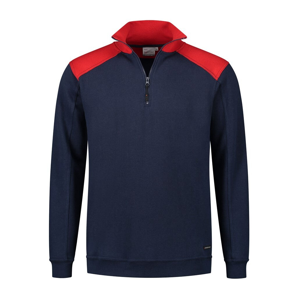 Santino antino Zipsweater Tokyo - Real Navy / Red - XXL