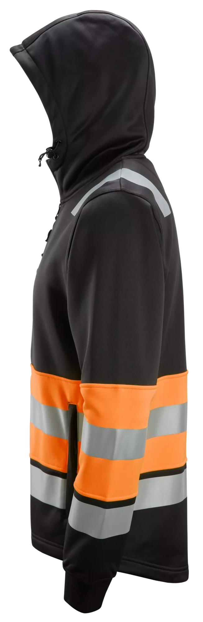Snickers High-Vis Class 1, Full Zip Hoodie