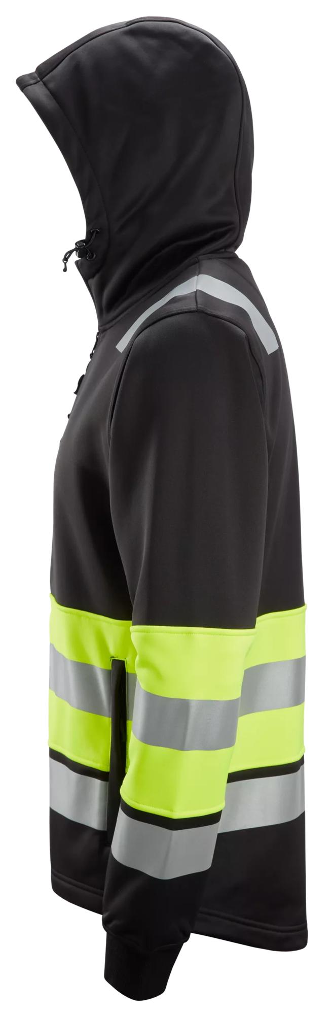 Snickers High-Vis Class 1, Full Zip Hoodie