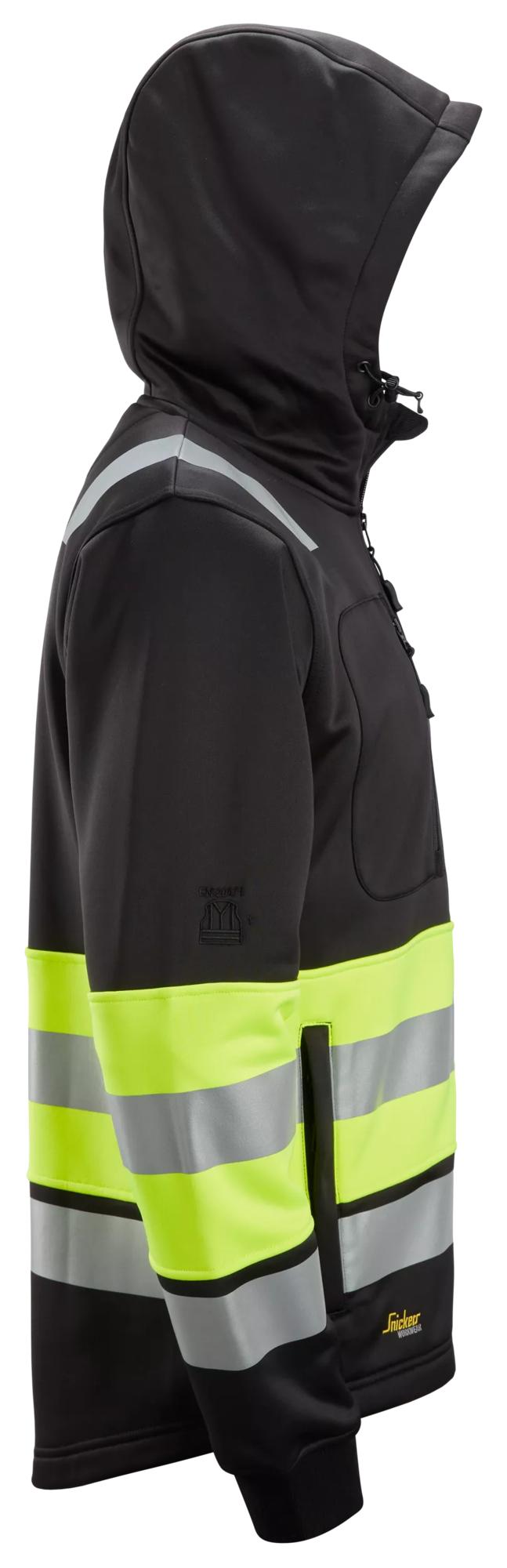 Snickers High-Vis Class 1, Full Zip Hoodie