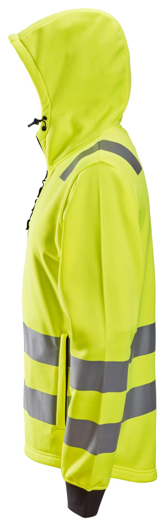 Snickers High-Vis Class 2/3, Full Zip Hoodie