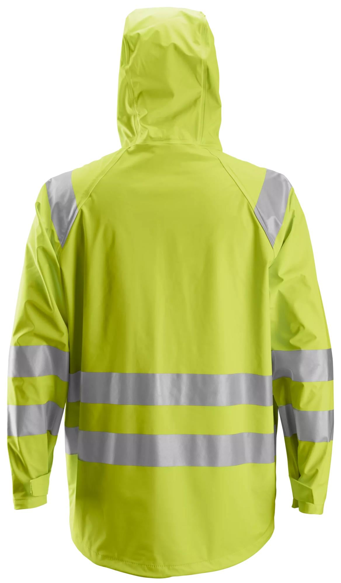 Snickers High-Vis PU Rain Jacket Class 3