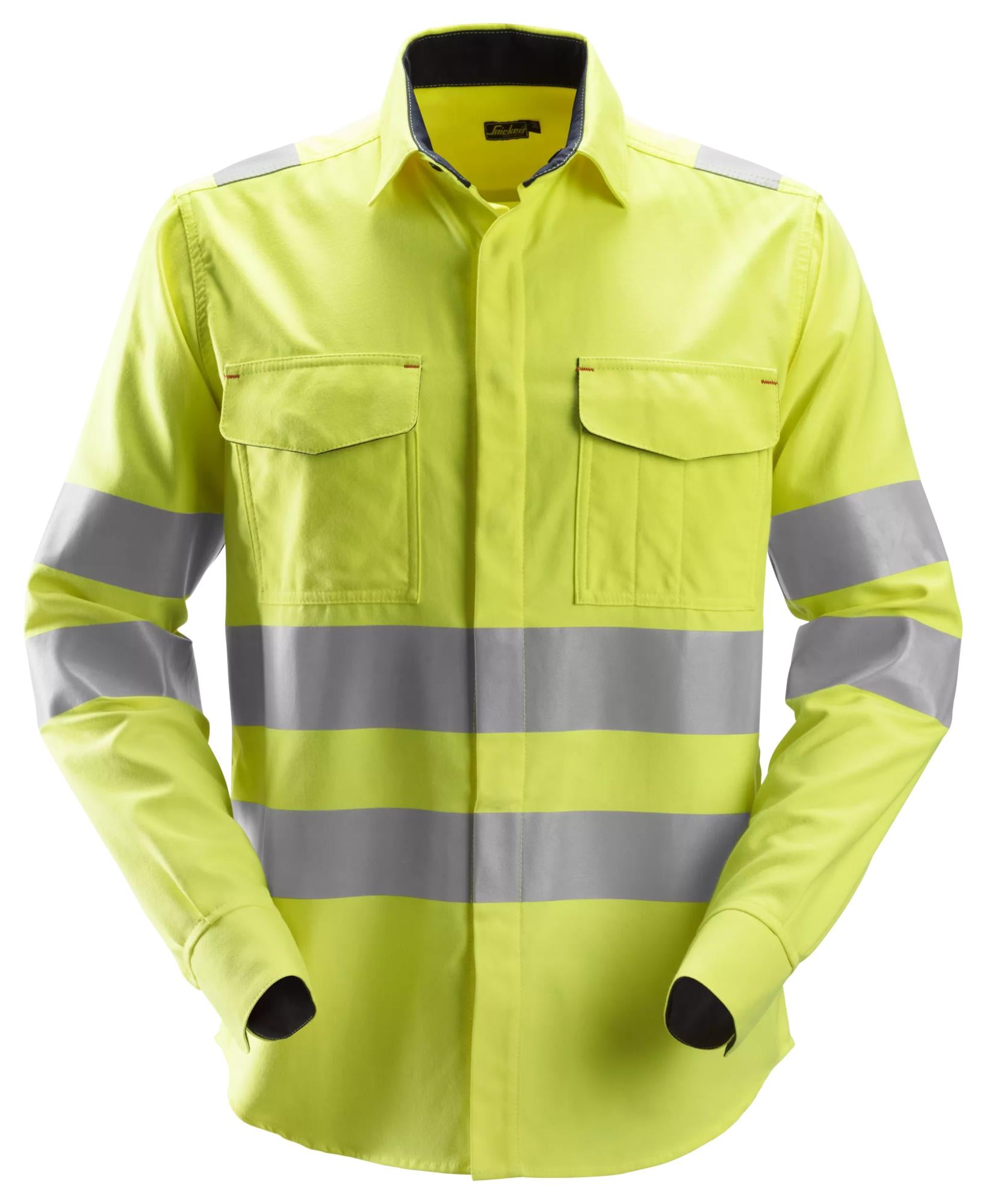 Snickers ProtecWork, Long Sleeve Shirt, High-Vis Class 3