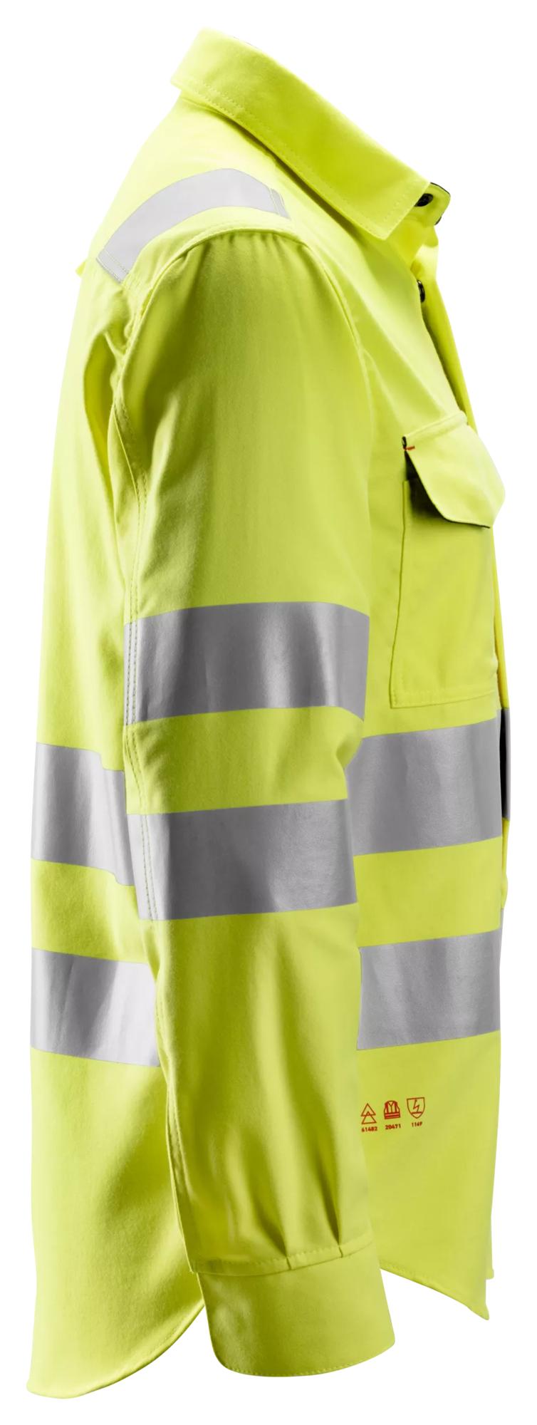 Snickers ProtecWork, Long Sleeve Shirt, High-Vis Class 3