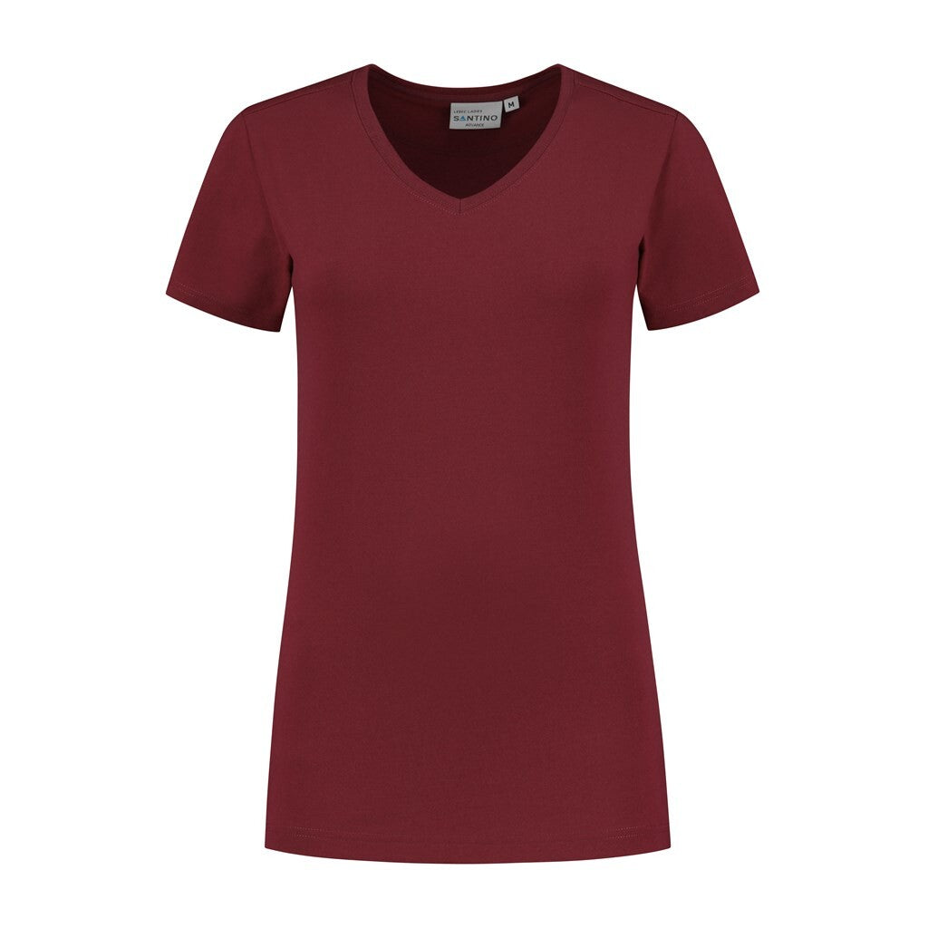 Santino antino T - shirt Lebec Ladies - Burgundy - XXL