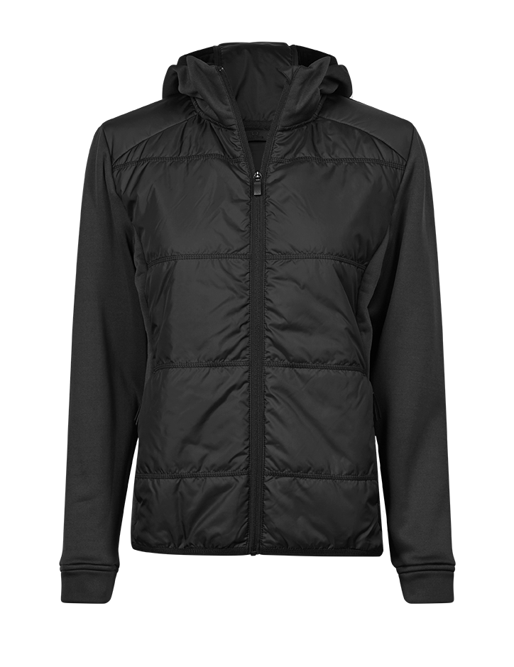 Teejays Women's Hybrid-Stretch Hooded Jacket