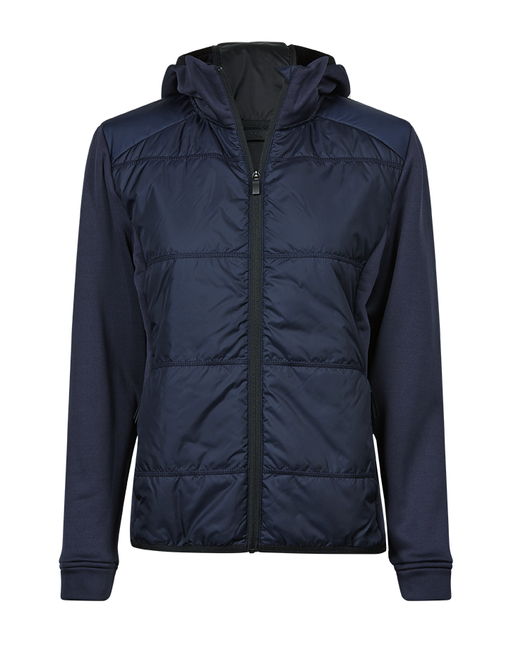 Teejays Women's Hybrid-Stretch Hooded Jacket