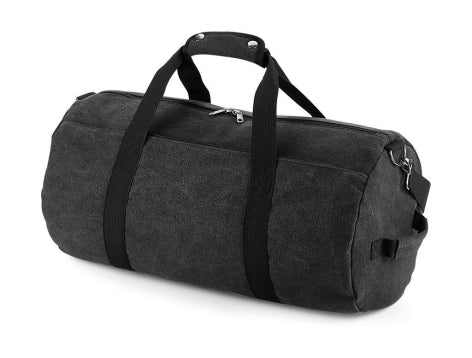 Bagbase Vintage Canvas Barrel Bag