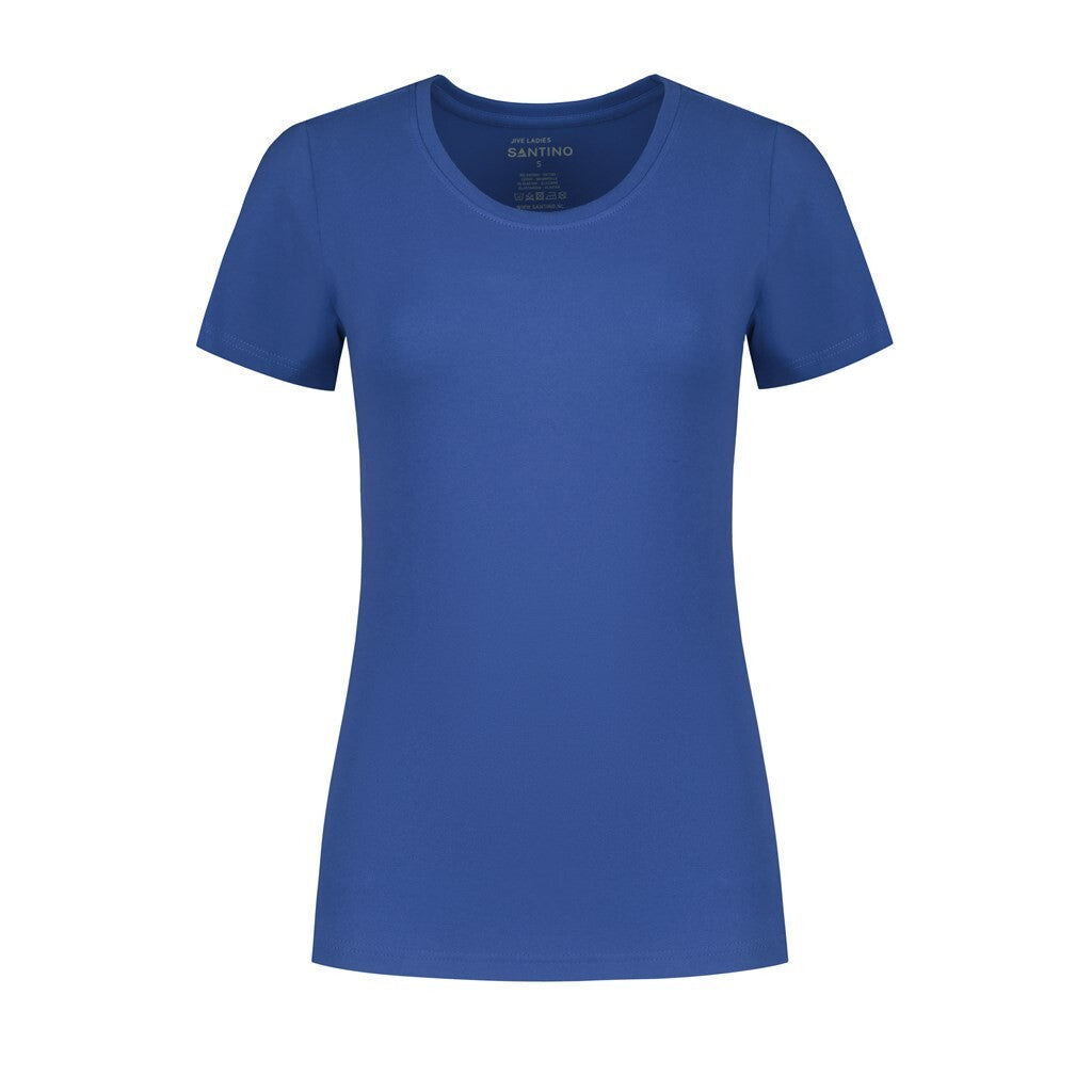 Santino antino T - shirt Jive Ladies C - neck - Royal Blue - XXL