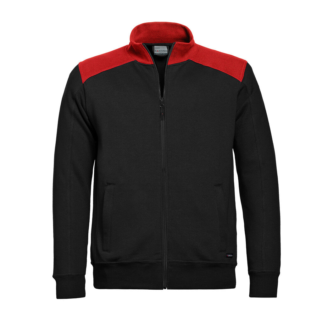Santino antino Sweatvest Toronto - Black / Red - XXL
