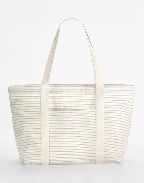 Westford Mill Striped Organic Cotton Shopper