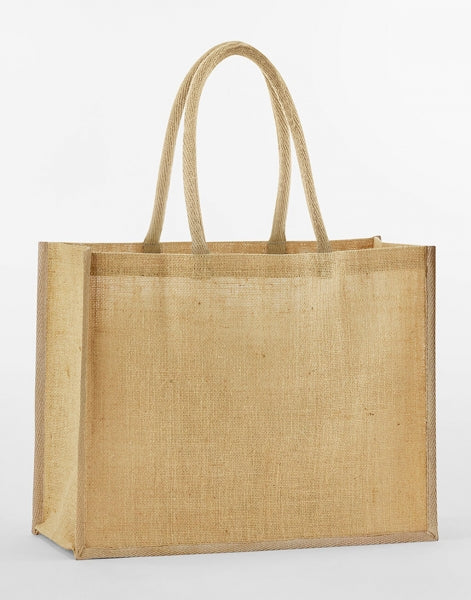 Westford Mill Natural Starched Jute Classic Shopper