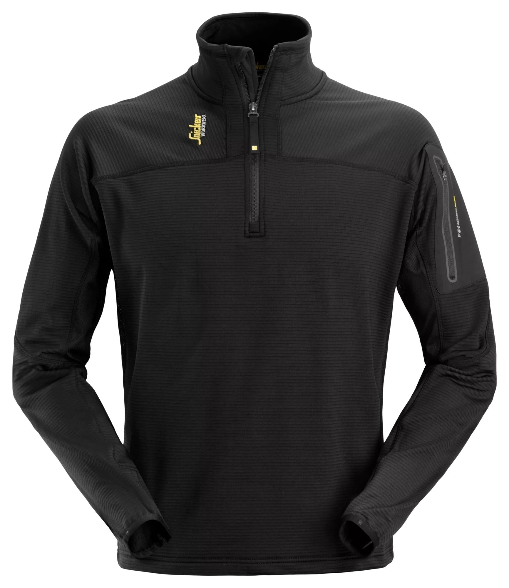 Snickers Body Mapping Half-Zip Thermal Fleece Pullover