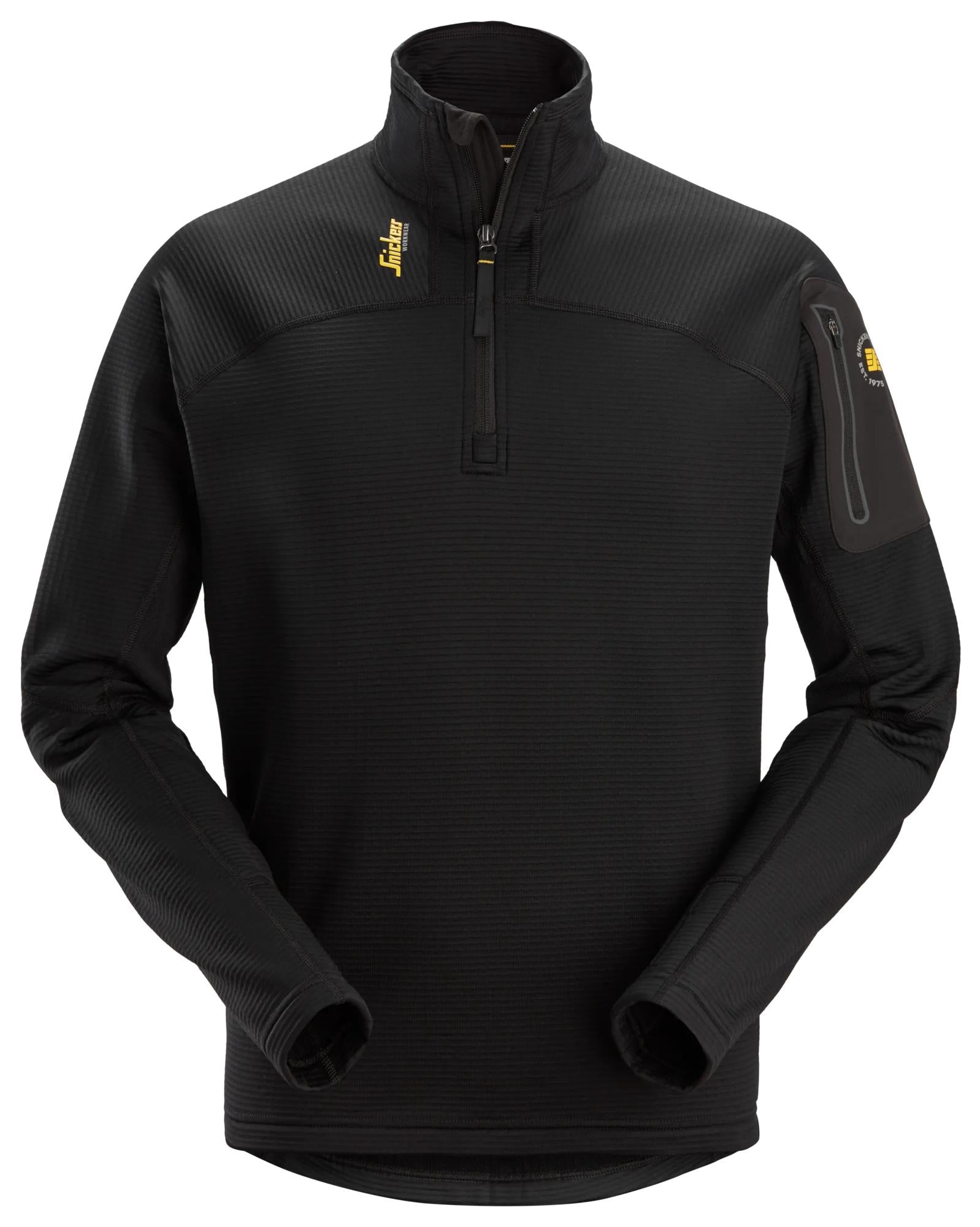 Snickers Body Mapping Half-Zip Thermal Fleece Pullover