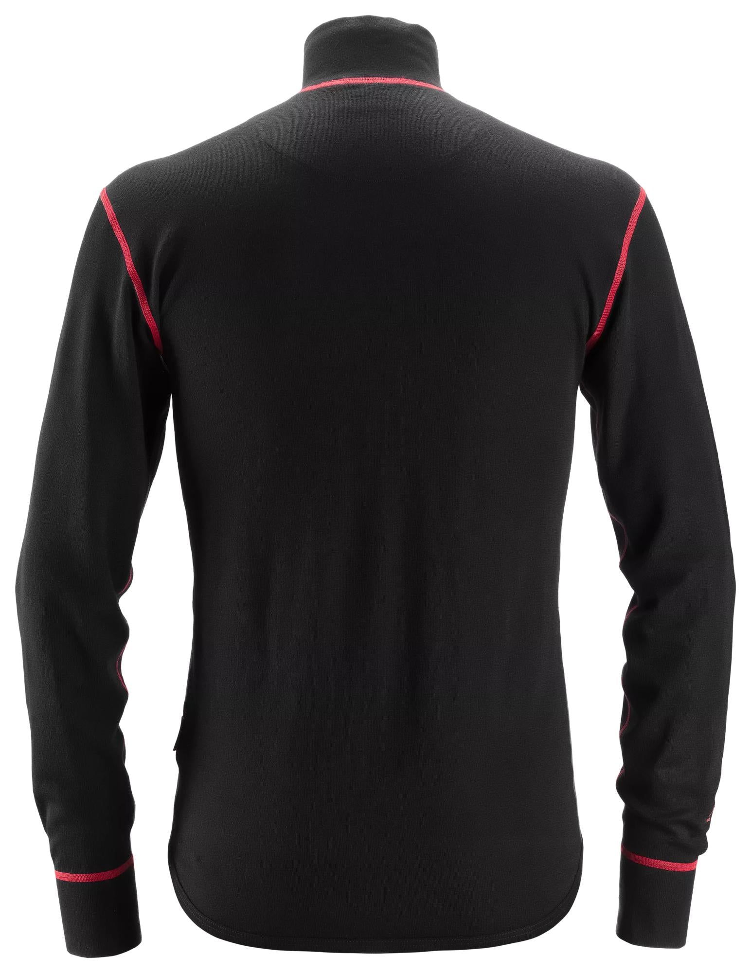 Snickers ProtecWork, Half Zip Wool Long Sleeve Shirt