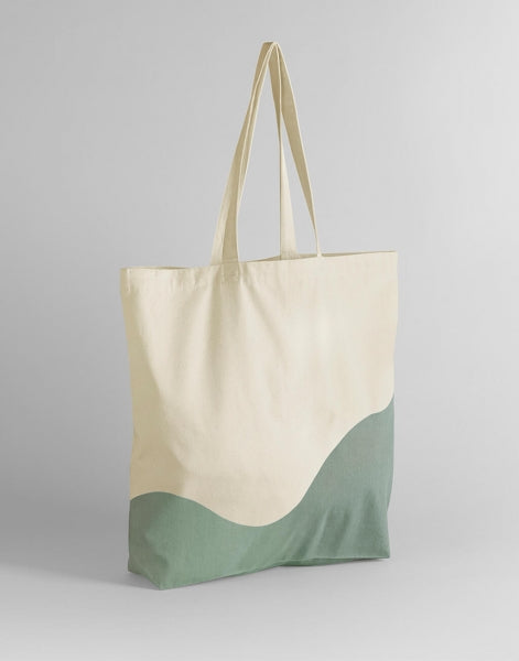 Westford Mill Organic Cotton Wave Print Maxi Tote