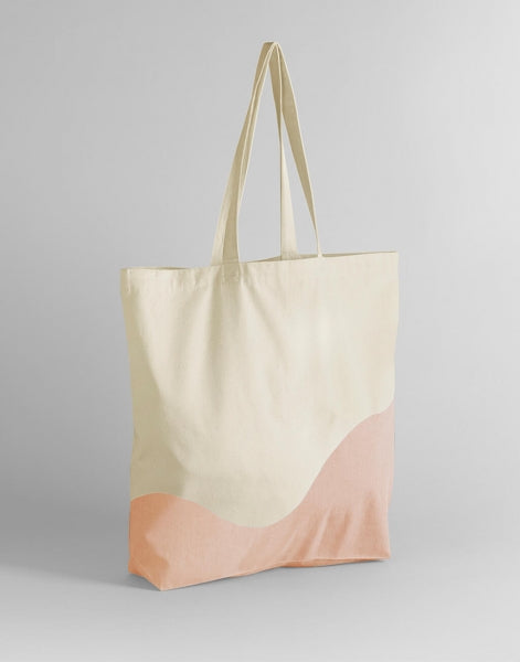 Westford Mill Organic Cotton Wave Print Maxi Tote