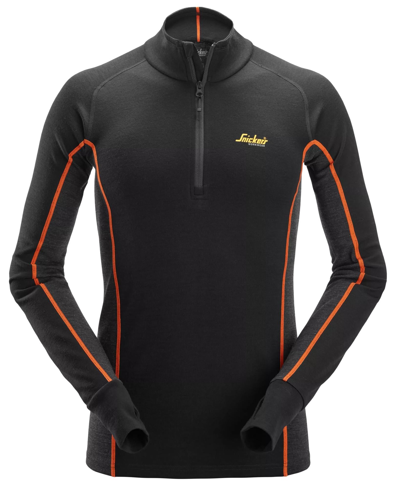 Snickers Merino Base Layer, Stay Warm Half-Zip Top