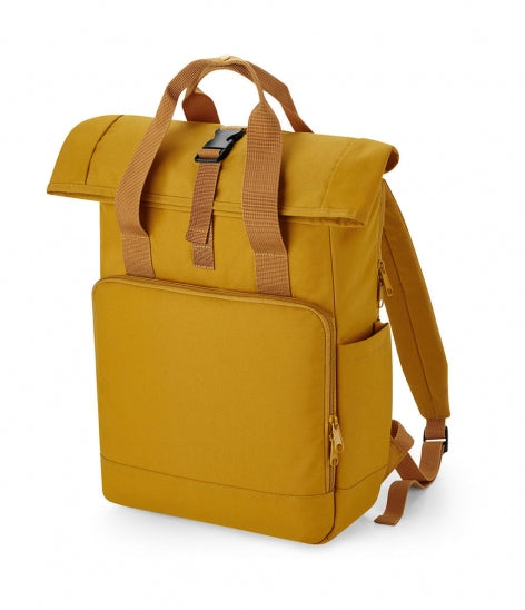 Bagbase Recycled Twin Handle Roll-Top Laptop Backpack