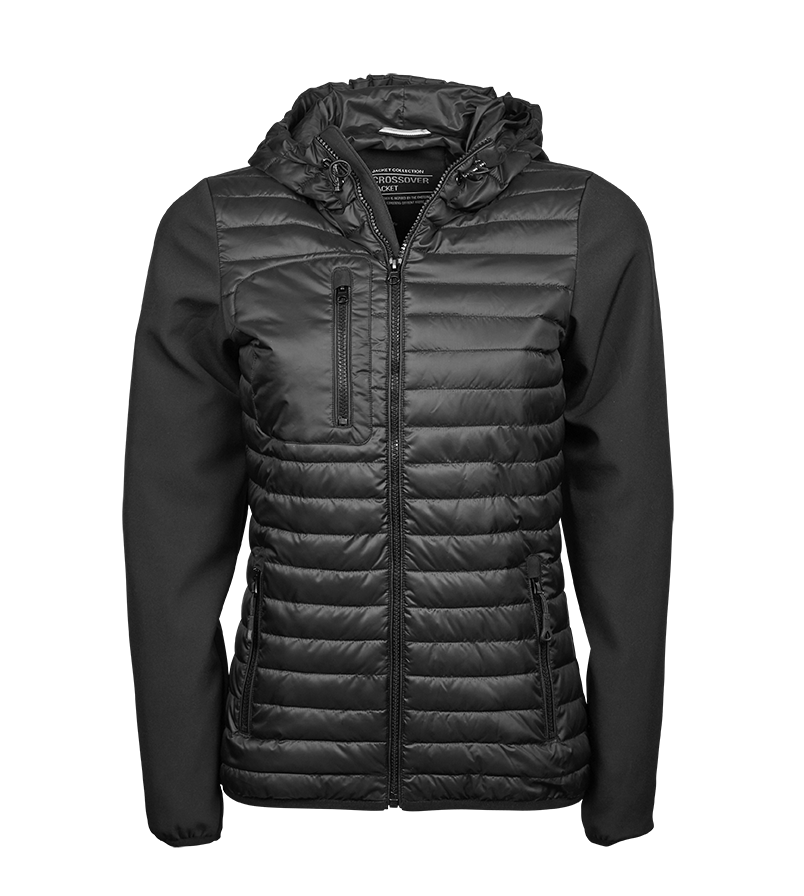 Teejays Women's Hooded Crossover Jacket