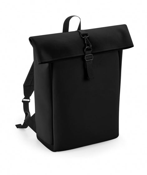 Bagbase Matte PU Rolltop Backpack