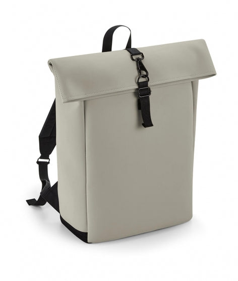 Bagbase Matte PU Rolltop Backpack