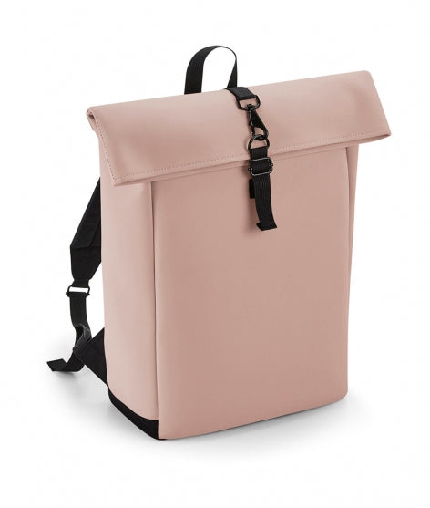 Bagbase Matte PU Rolltop Backpack