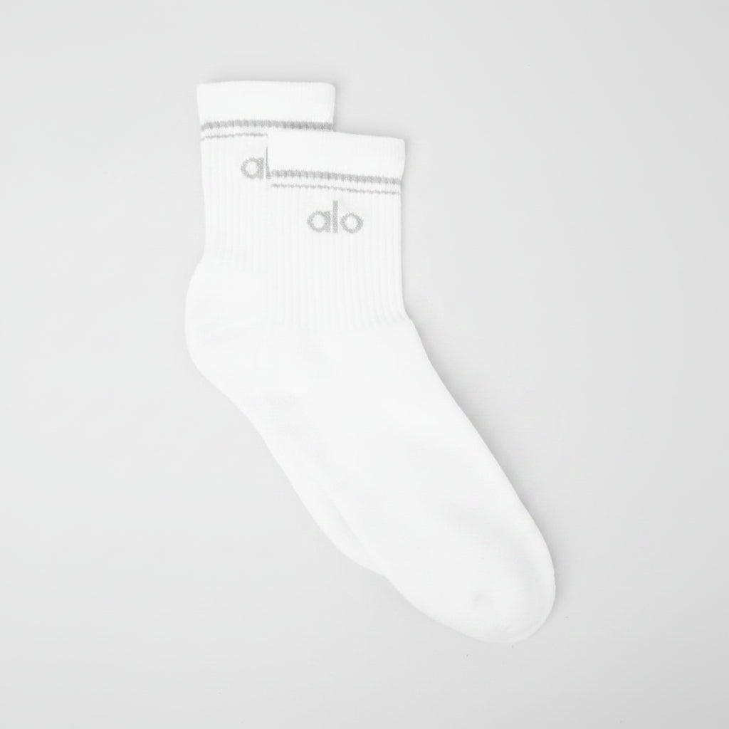 Alo Unisex Half-Crew Throwback Sock