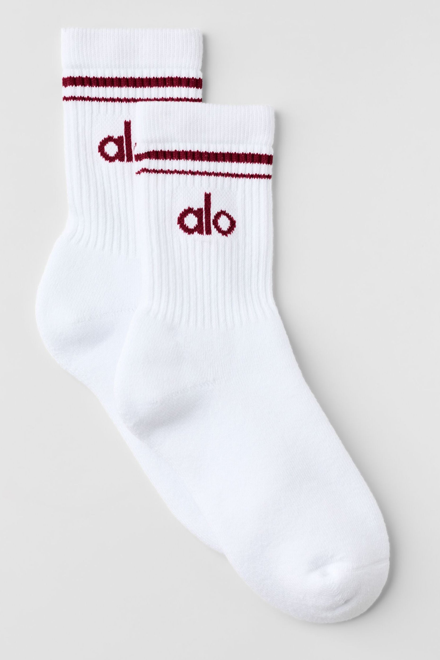 Alo Unisex Half-Crew Throwback Sock