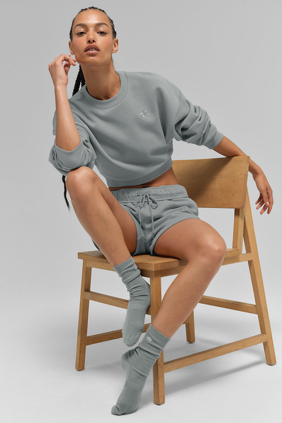 Alo Unisex Half-Crew Understated Sock
