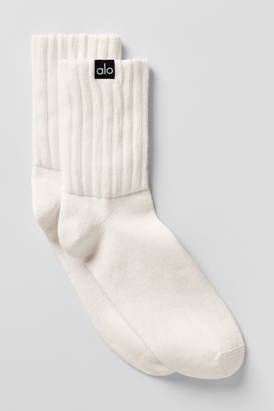 Alo Unisex Half-Crew Scrunch Sock