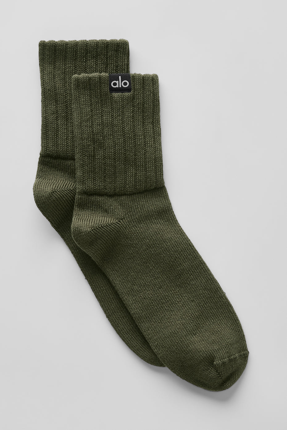 Alo Unisex Half-Crew Scrunch Sock