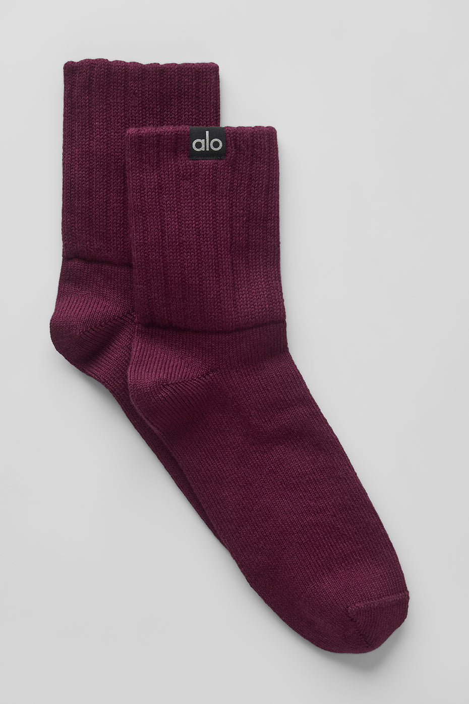 Alo Unisex Half-Crew Scrunch Sock