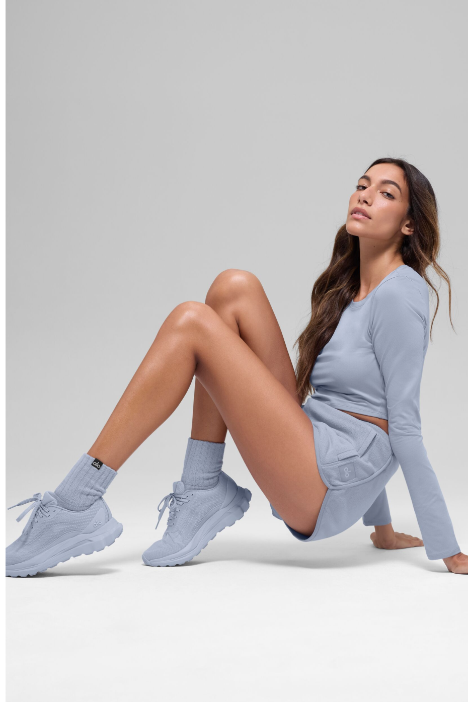 Alo Unisex Half-Crew Scrunch Sock