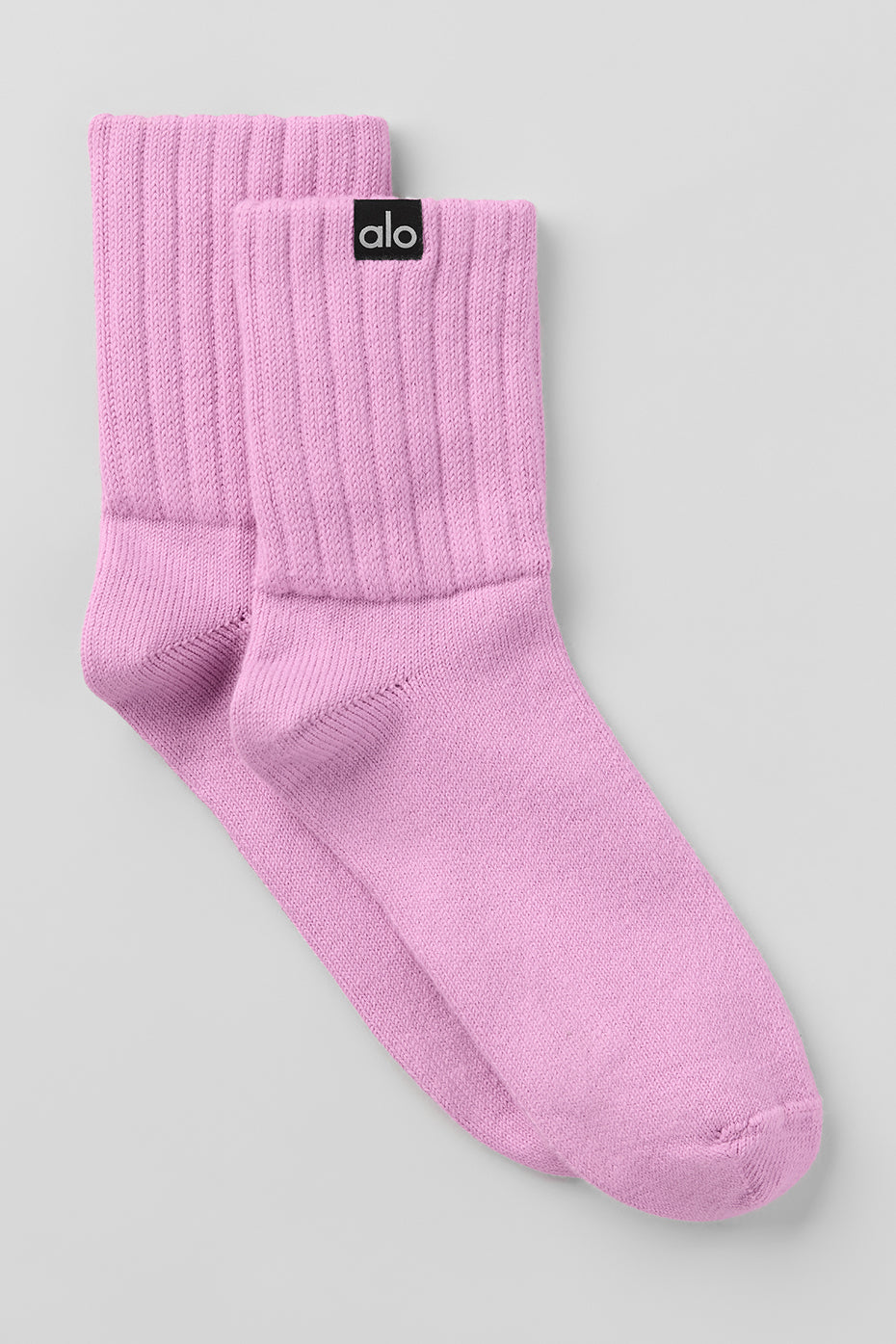 Alo Unisex Half-Crew Scrunch Sock
