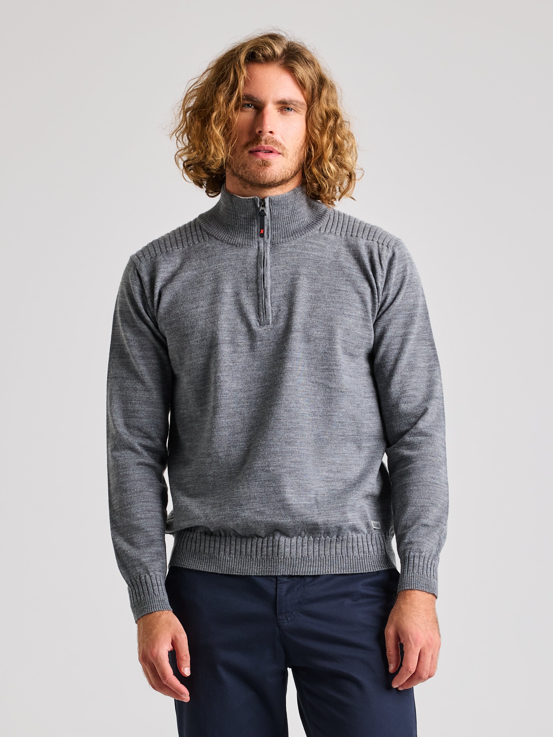 SLAM SEAWOOL HALF-ZIP