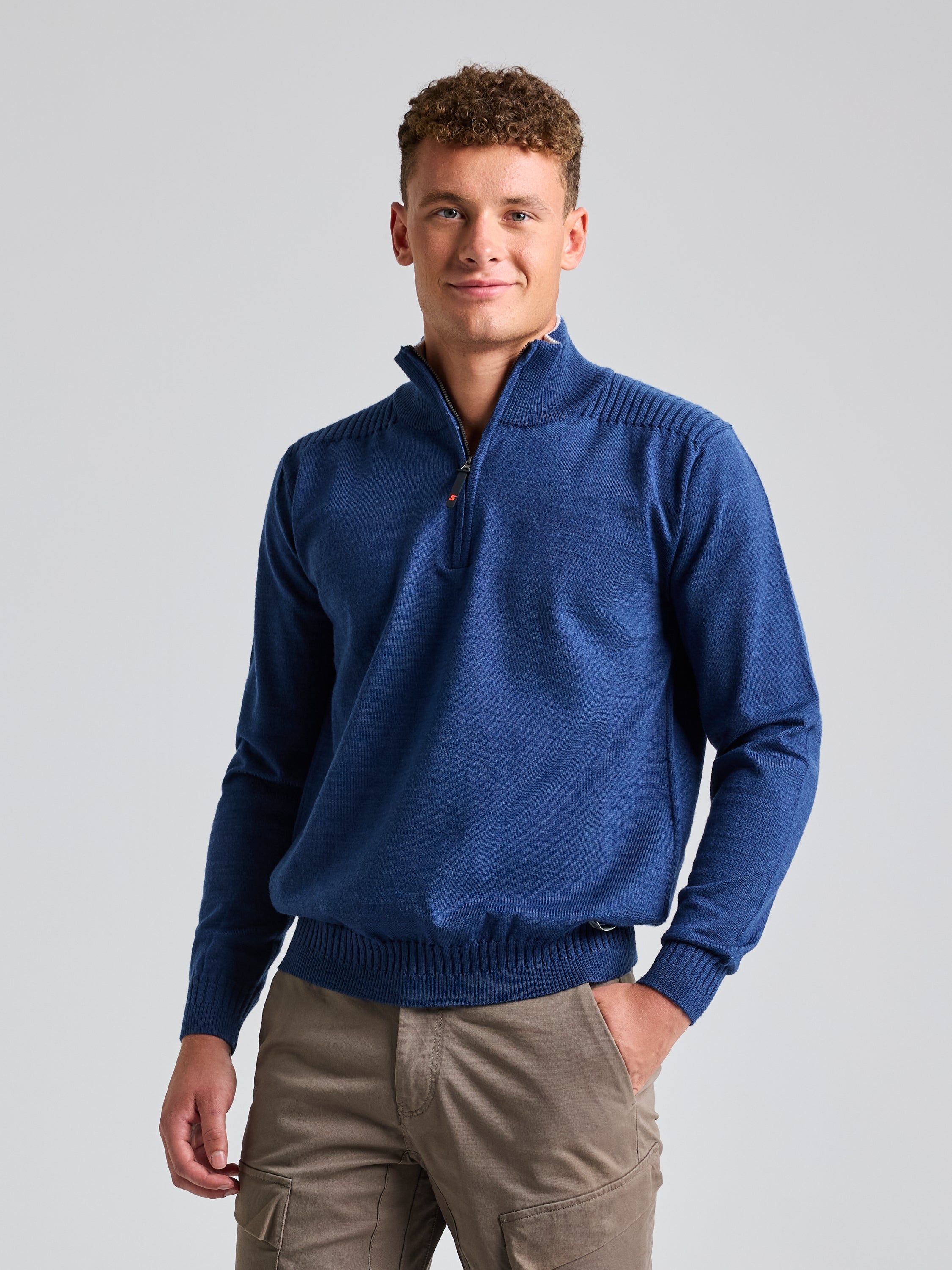 SLAM SEAWOOL HALF-ZIP