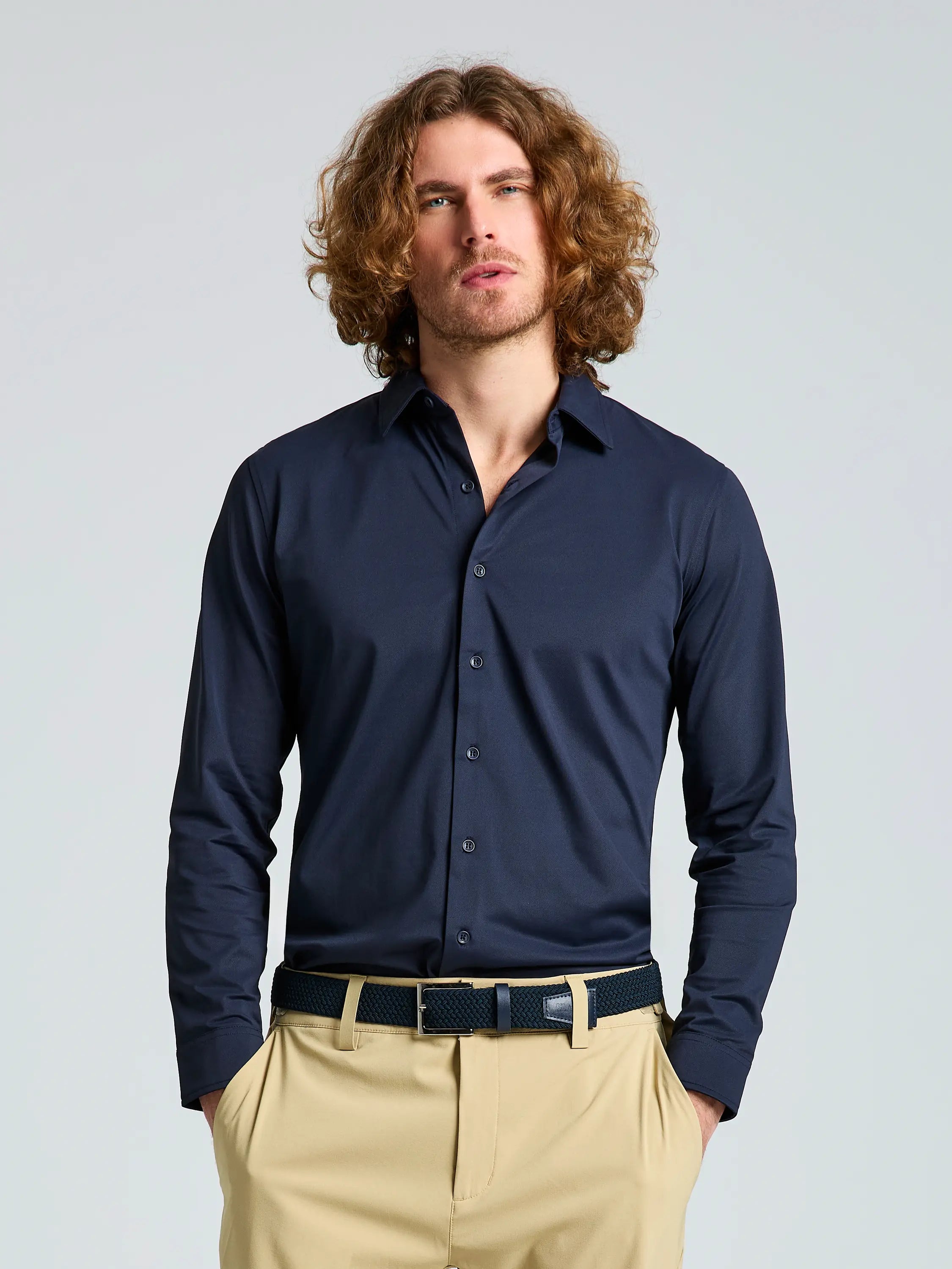 SLAM TECH PIQUE SHIRT LS