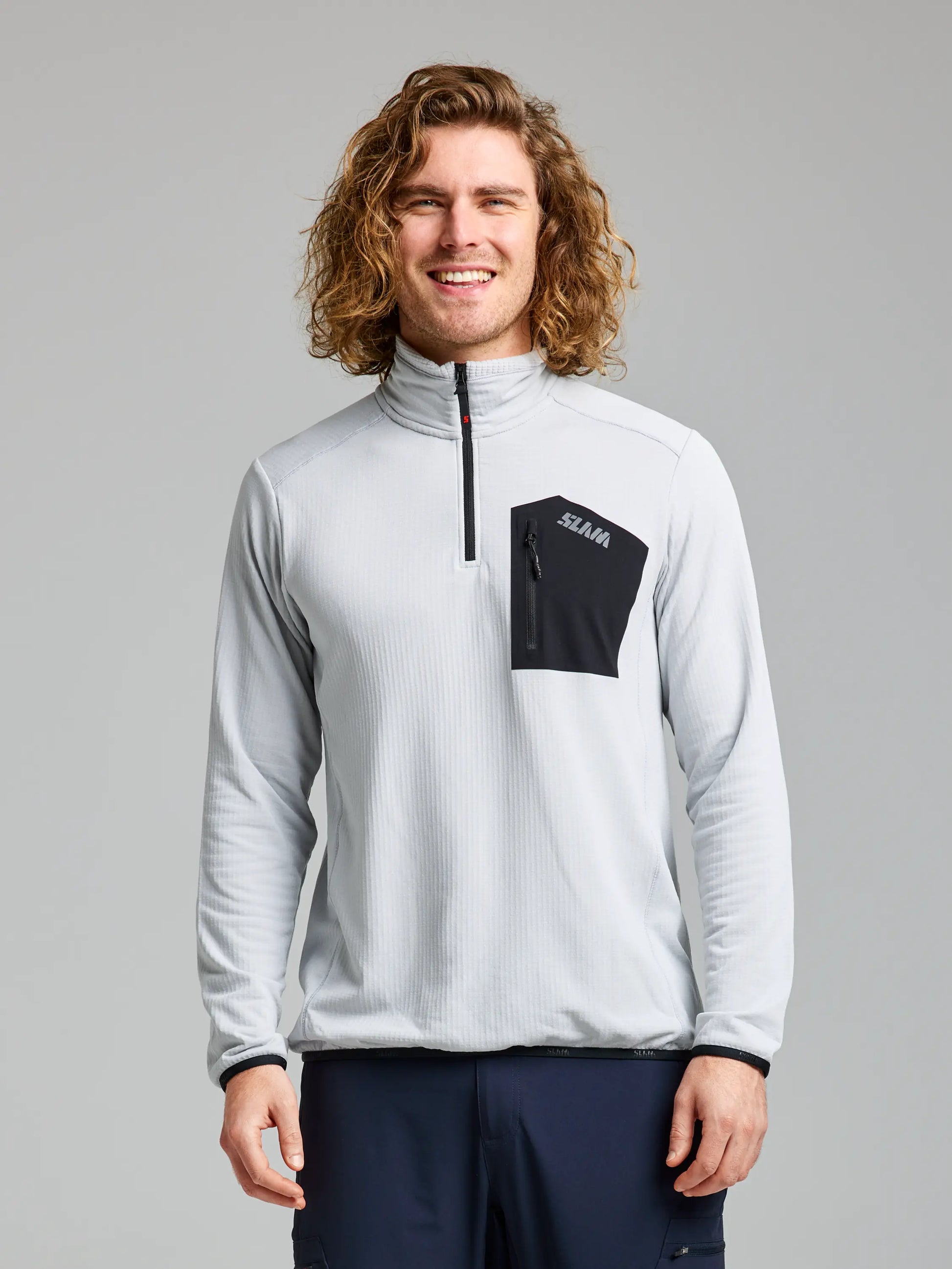 SLAM ACT LGT GRID FLEECE