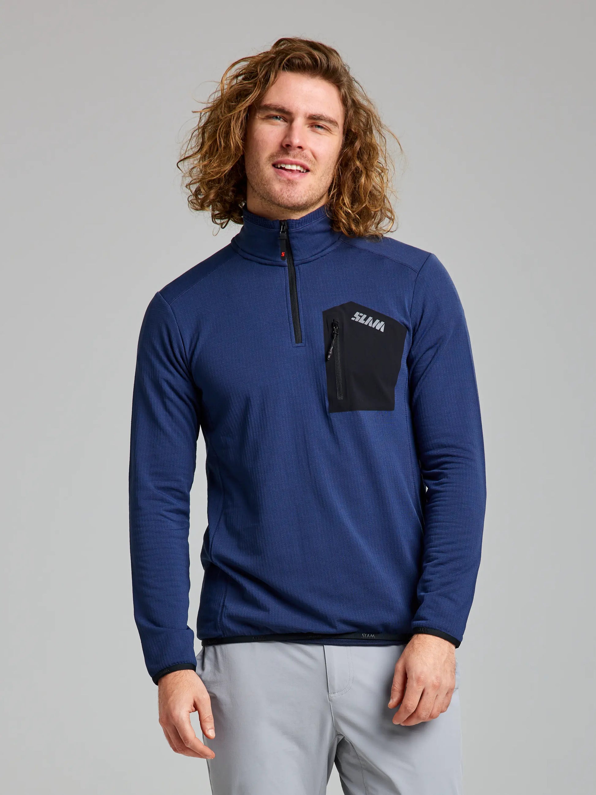 SLAM ACT LGT GRID FLEECE