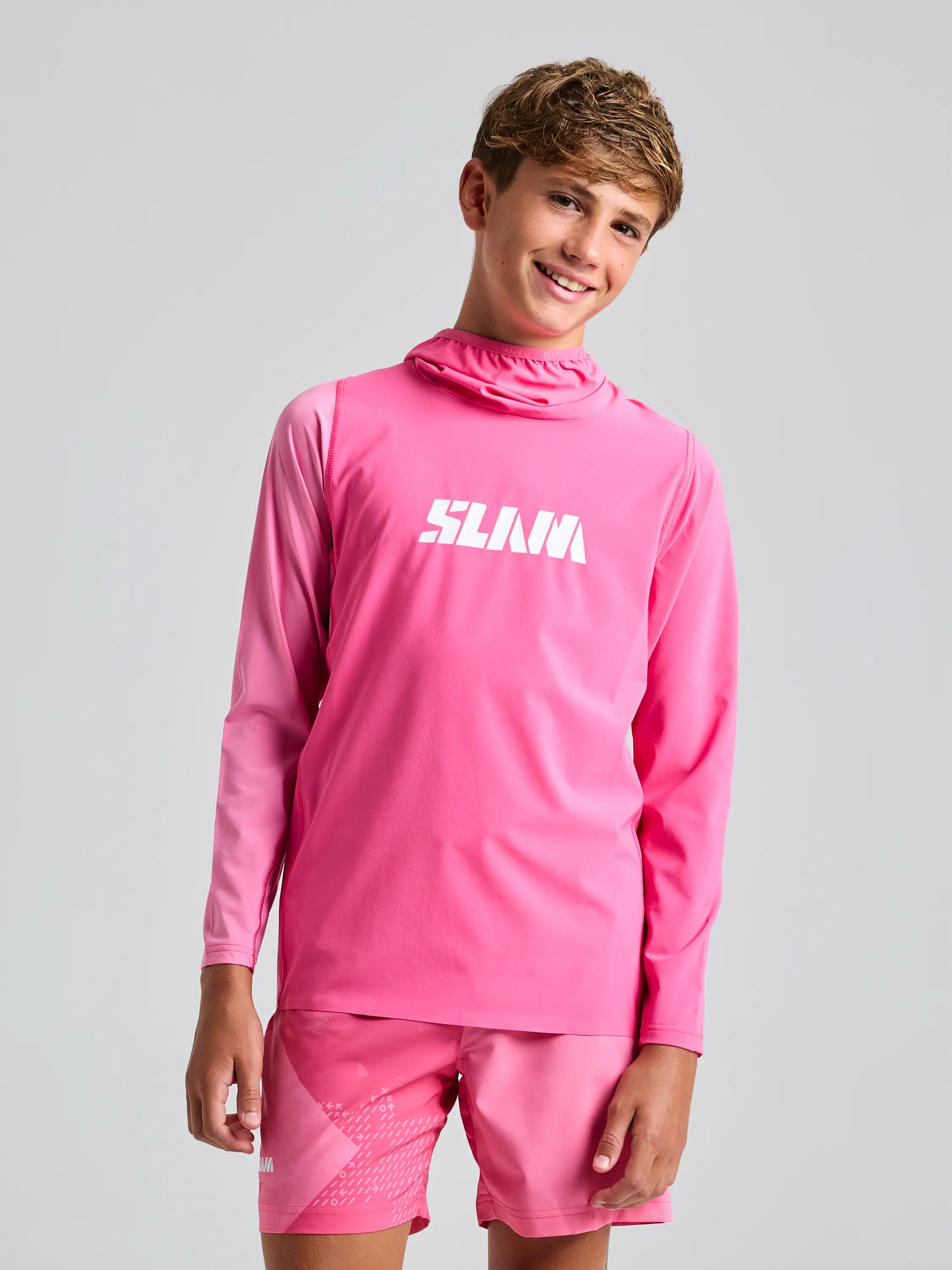 SLAM OD JR TECH HOODED T-SHIRT