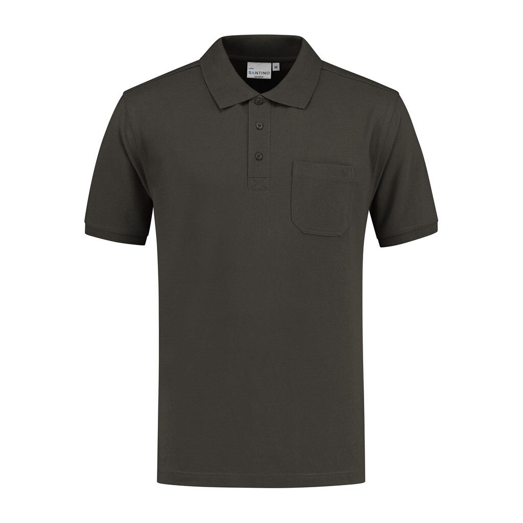 Santino antino Poloshirt Lenn Charcoa - Charcoal - XXL