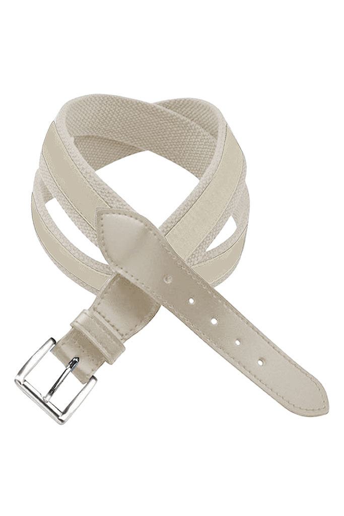 VMG Clothing Women's Leather Tab Belt