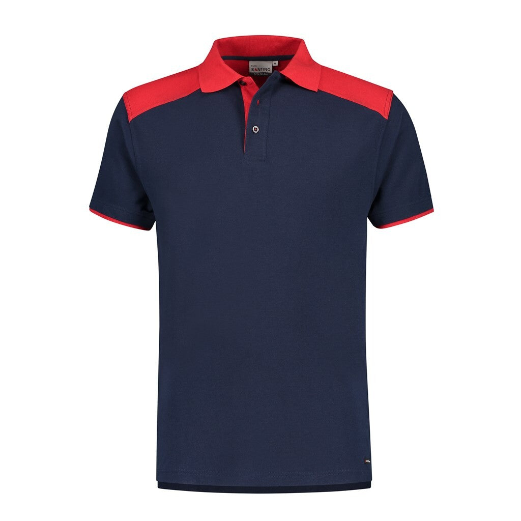Santino antino Poloshirt Tivoli - Real Navy / Red - XXL