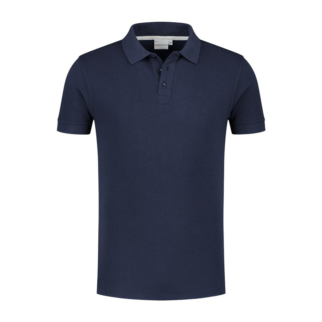 Santino antino Poloshirt Max - Black - 5XL