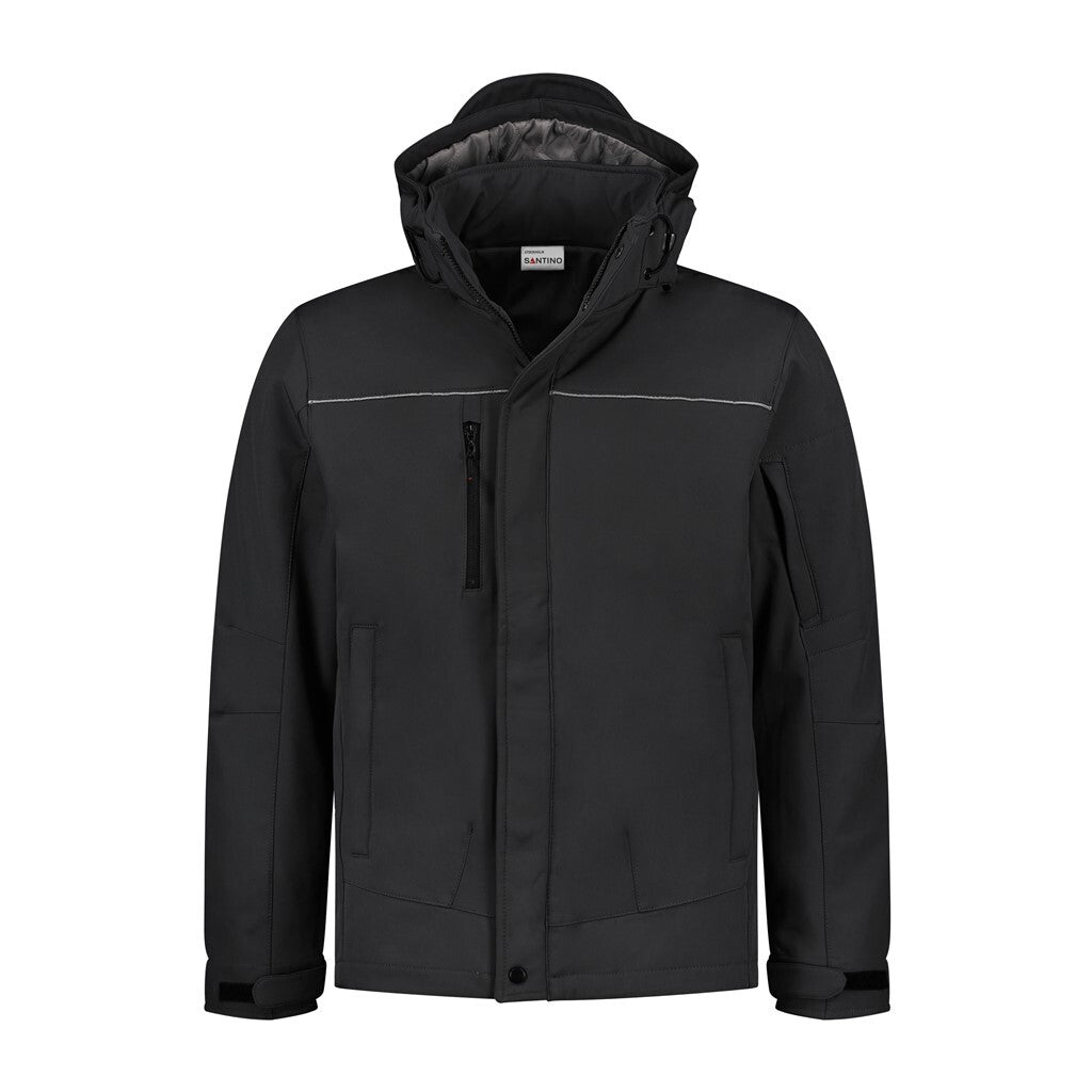 Santino antino Softshell Jacket Stockholm - Black - XXL