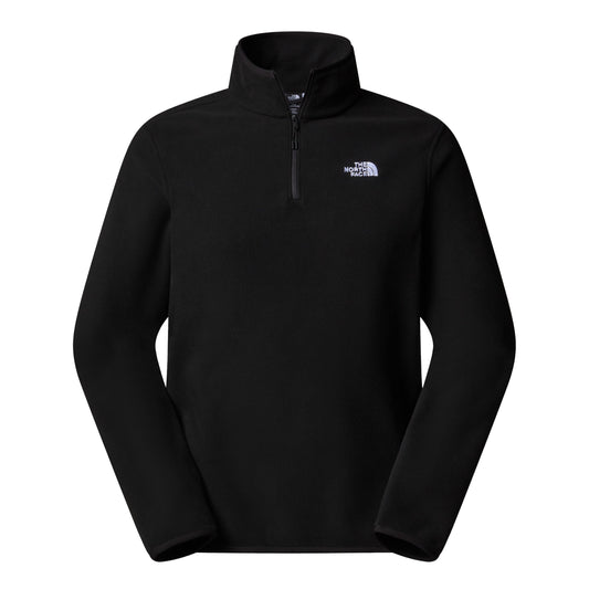 The North Face Glacier Fleece 1/4 zip Jacket - Tnf Black - M