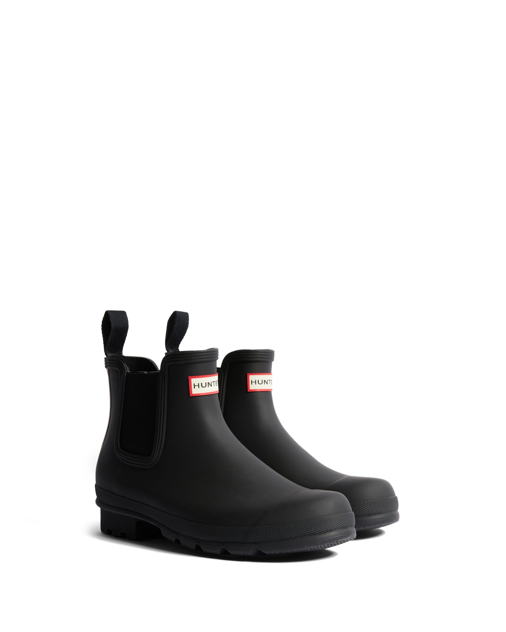 Hunter Men's Original Chelsea Tri Logo Boot - Black - 15