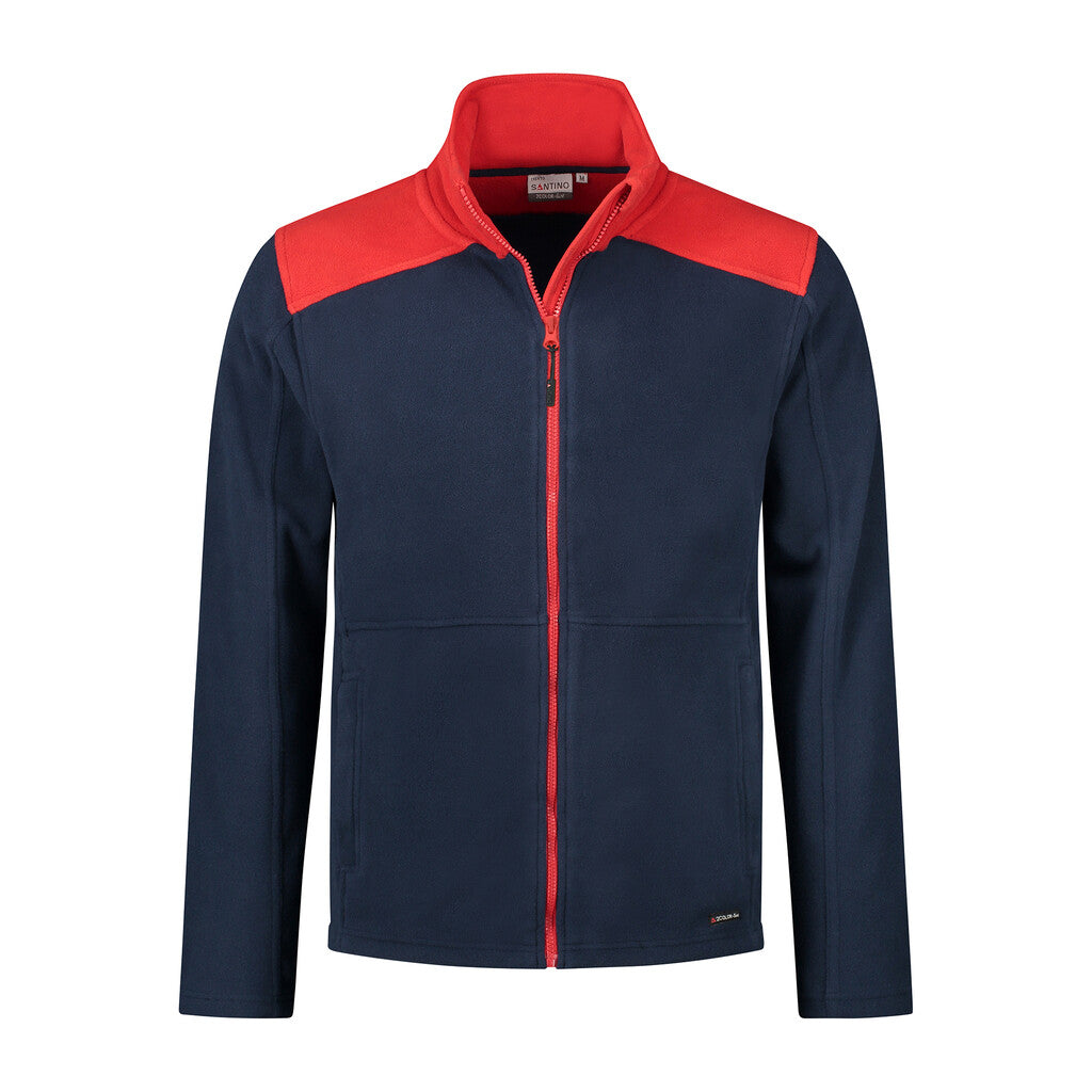 Santino antino Fleecejack Trento - Real Navy / Red - XXL